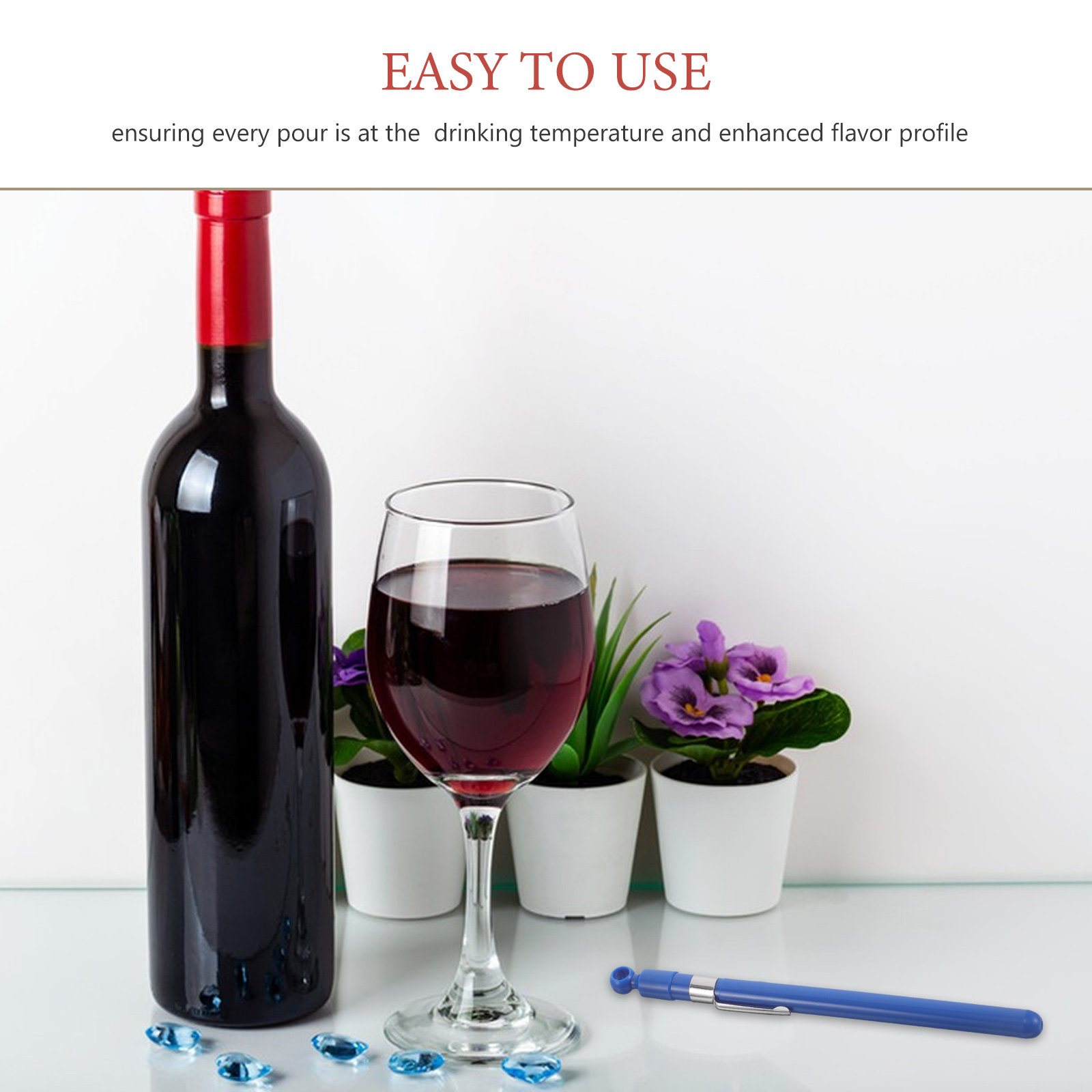 Glass Wine Thermometer Easy Re - đánh giá và giá Home Cooking In