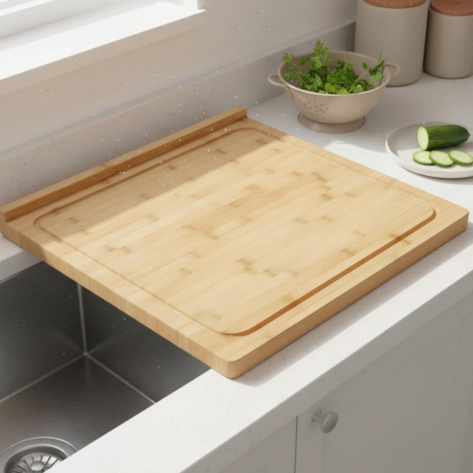 Over the Sink Cutting Board Mu - đánh giá và giá Home Cooking In