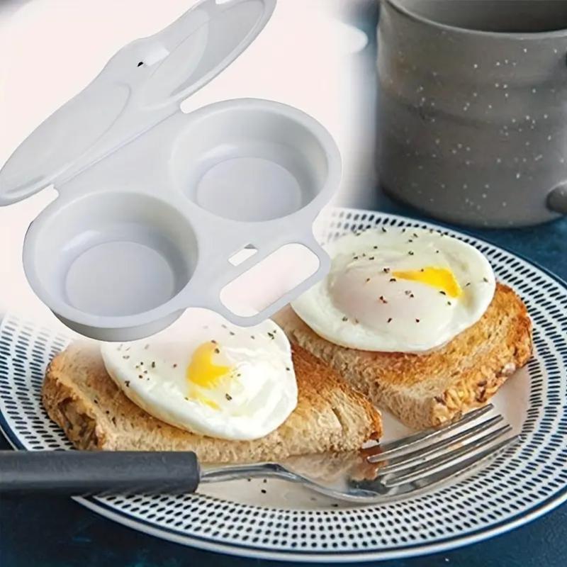 NEW Microwave Egg Poacher 2 Ca - đánh giá và giá Home Cooking Egg Sandwich